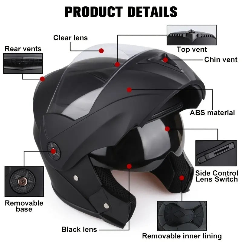 Kids Matt Black Helmet Dirt Bike ATV Off-Road Street Riding Helmet