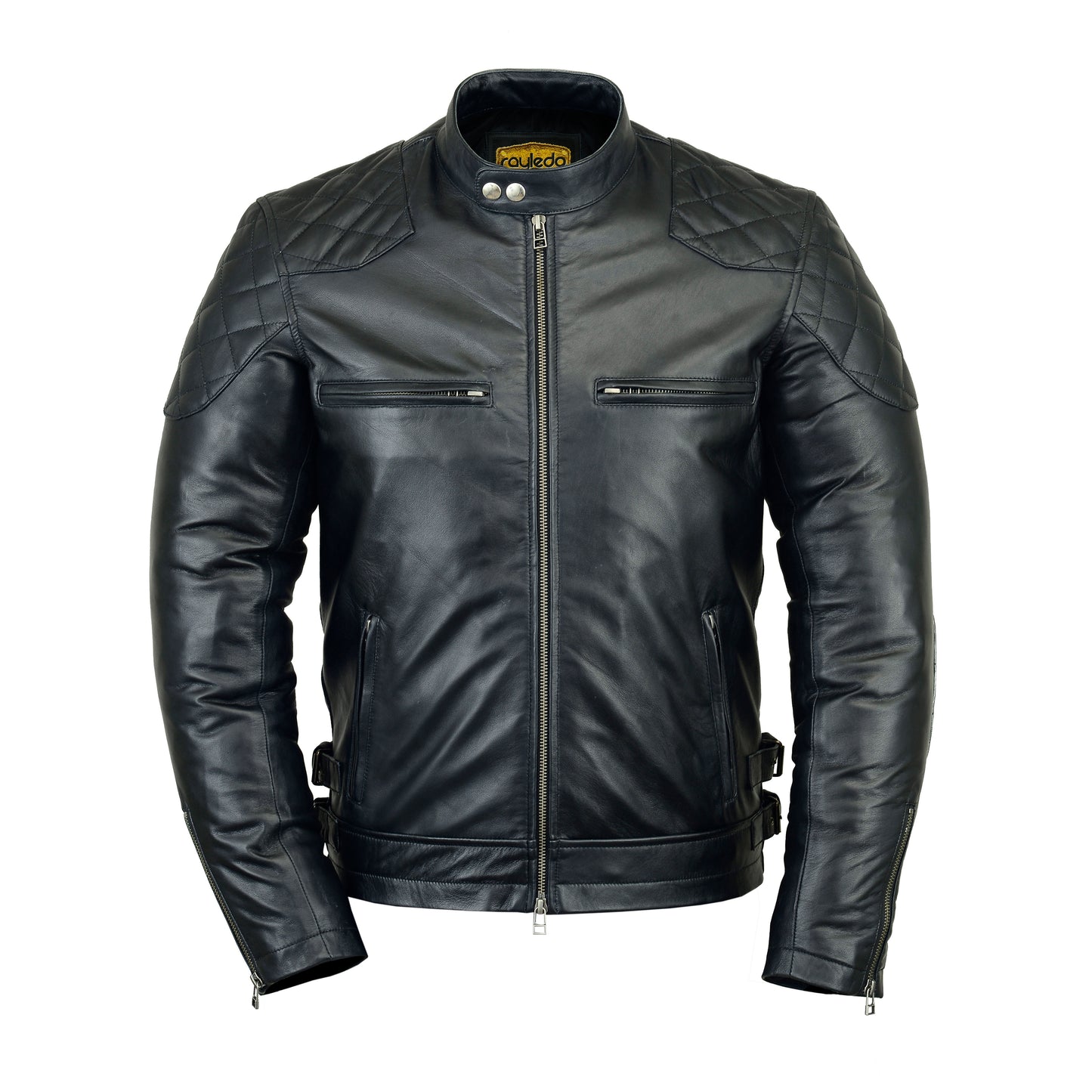 David Beckham Leather Jacket Impressive BikerWear 2
