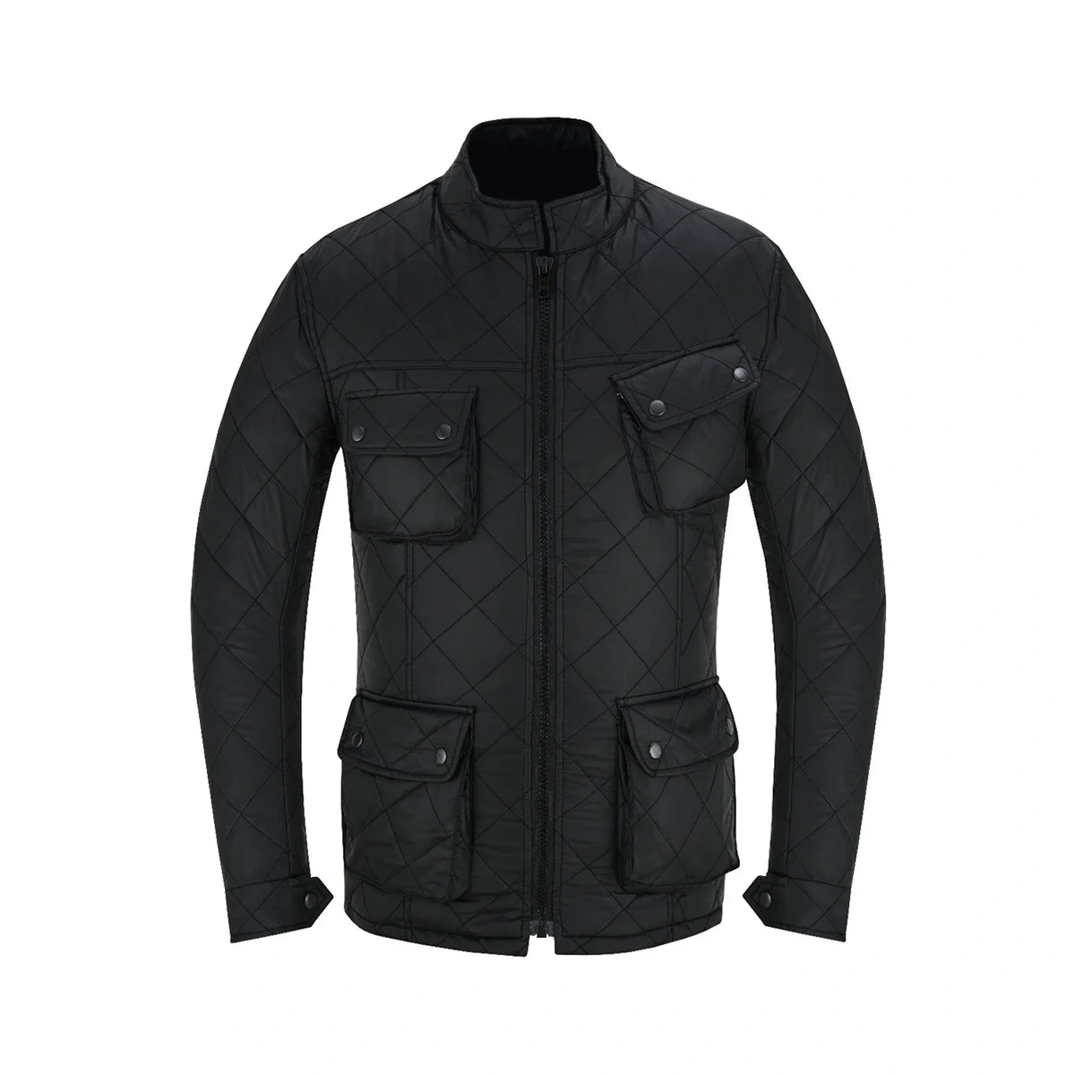 Men Diamond Puffer Jacket Winter Padded Coat