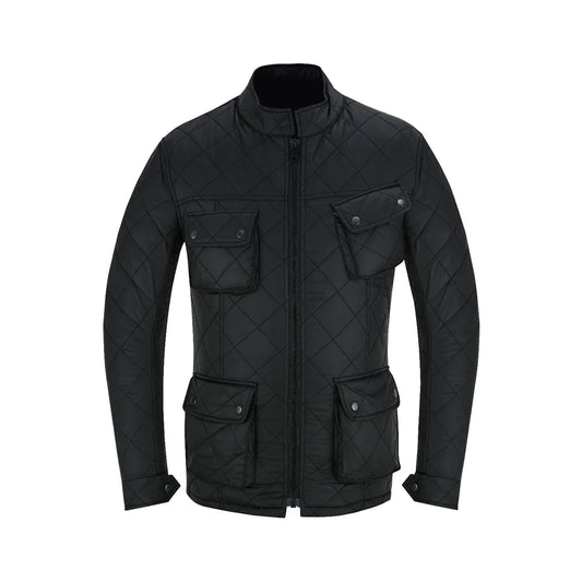 Men Diamond Puffer Jacket Winter Padded Coat