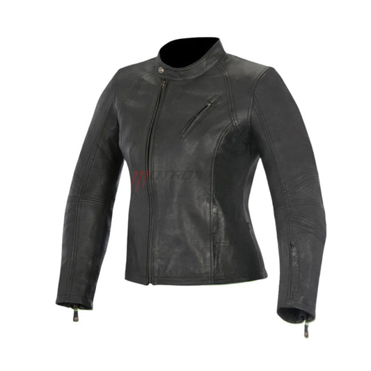 Ladies Leather Jacket Thrilling Biker Wear
