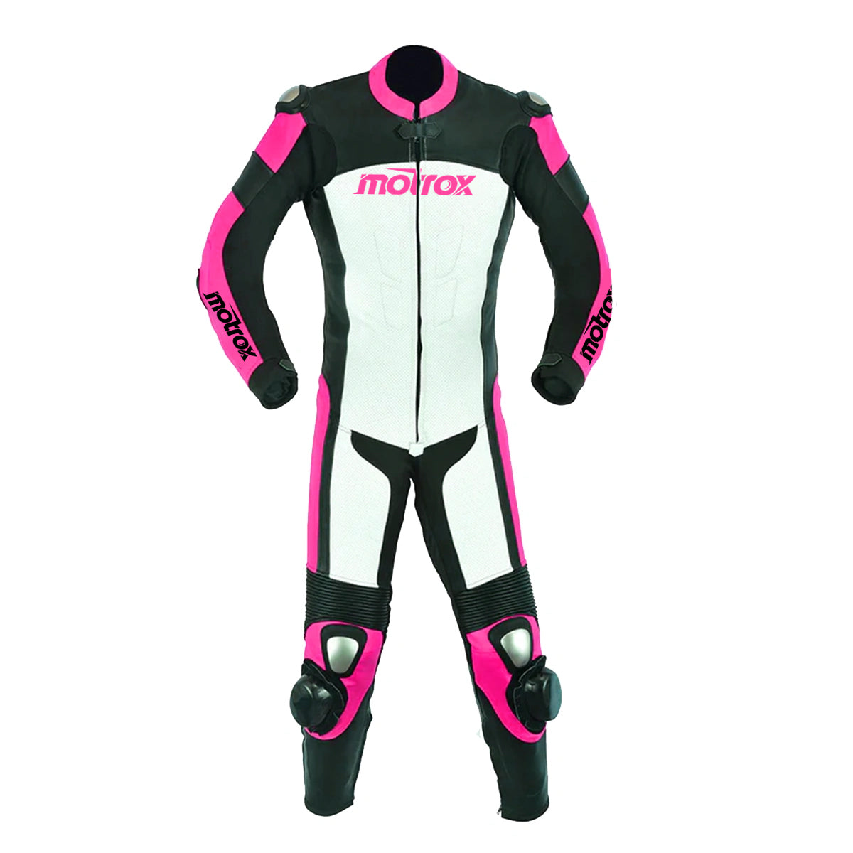 Women Leather Racing Suit Epic Prestige - Pink