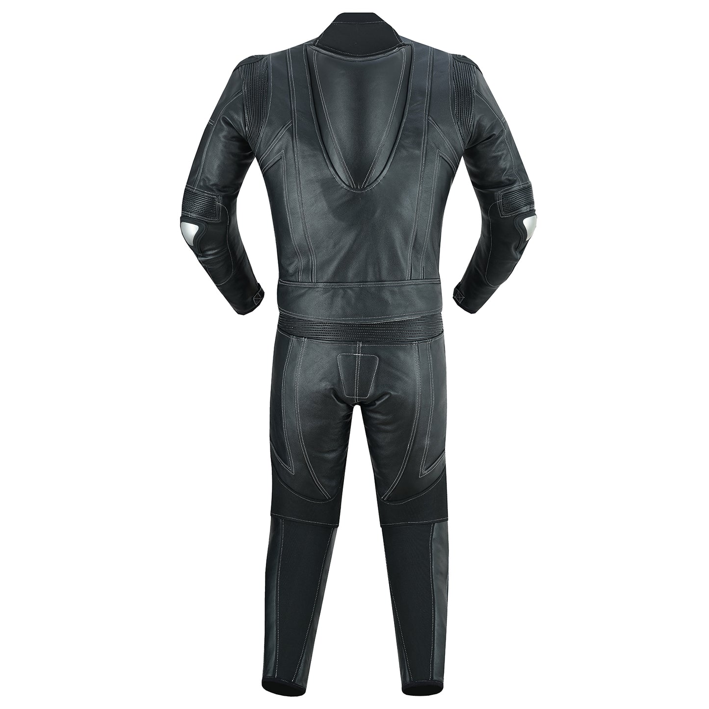Leather Biker Suit 2 Piece Amazing Dark Knight Race Wear