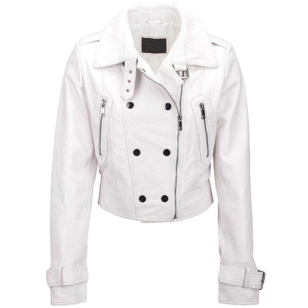 Ladies Biker Style Impressive Jacket