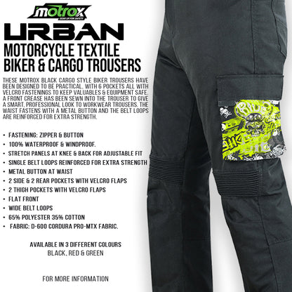 Men Motorcycle Pants Superior Textile Touring Trousers