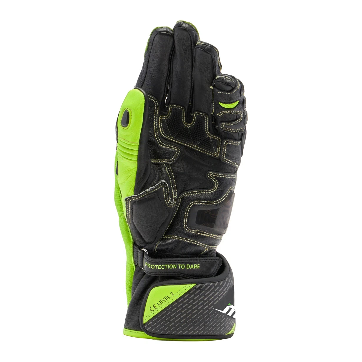 Biker Leather Gloves Amazing Metal Gear