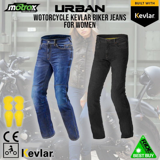Kevlar Motorcycle Jeans Furious Ladies Racer MK-6