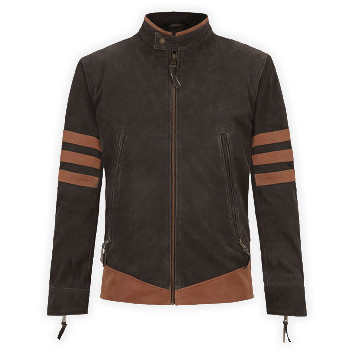 Motrox X-Men Origins Wolverine Leather Jacket - BROWN