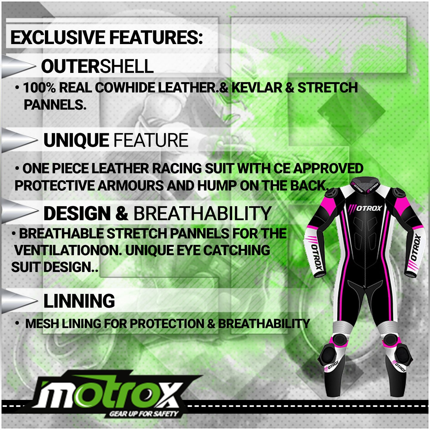 Ladies Racing Suit