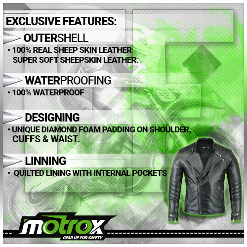 Men Leather black Jacket