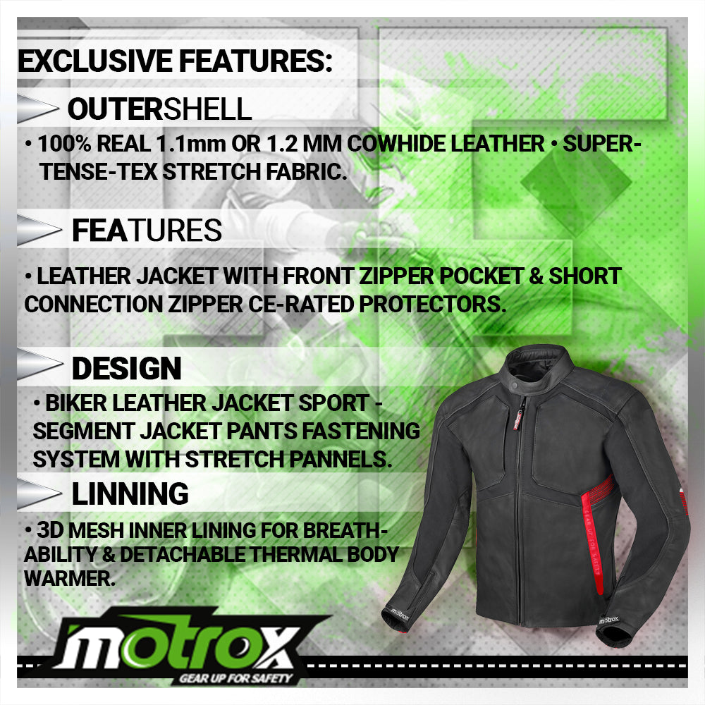 Berik Flexius Motorcycle Leather Jacket