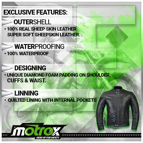 black leather jacket
