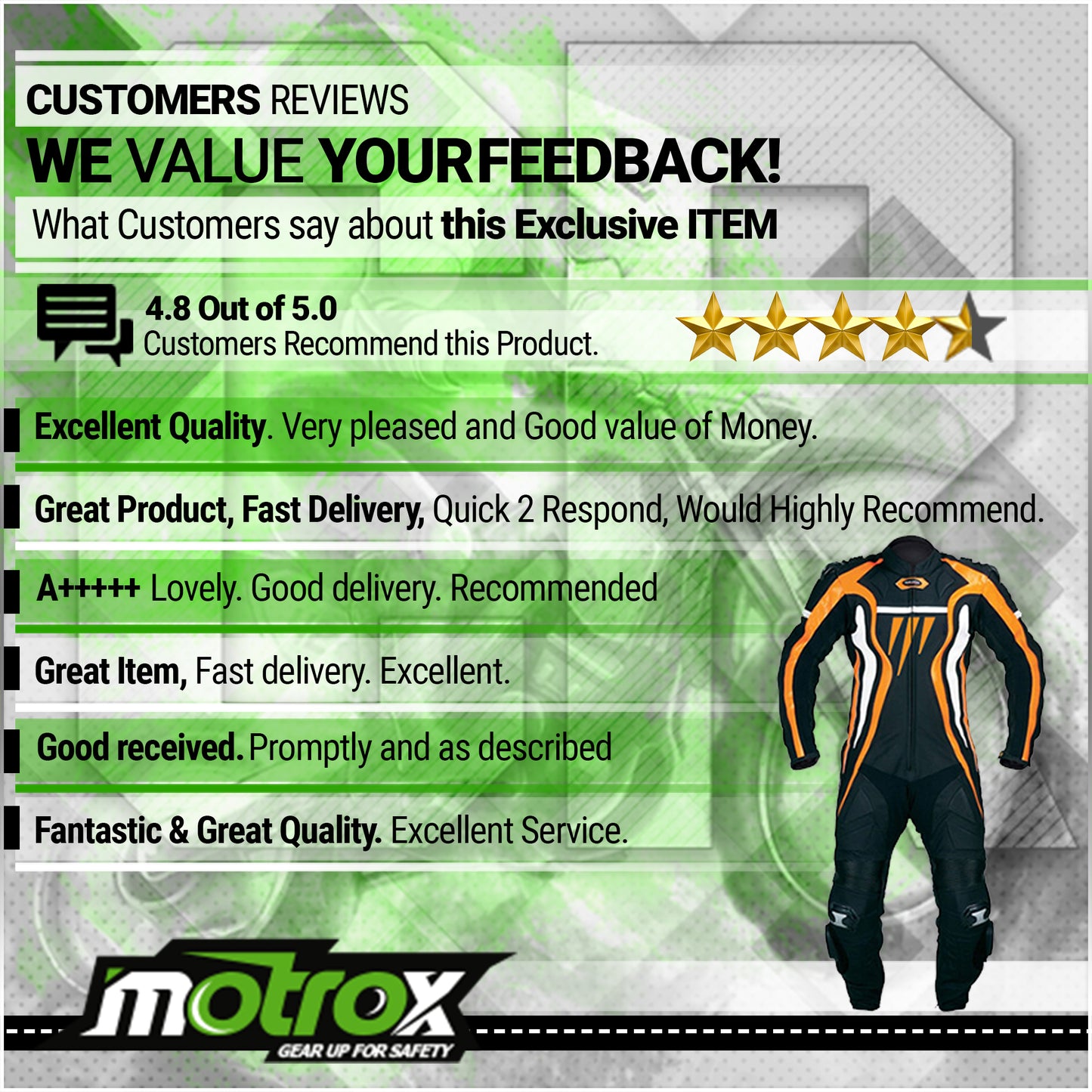 Motorcycle Leather Suit