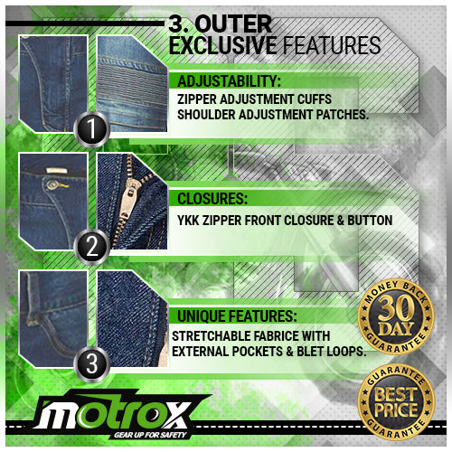 men biker jeans