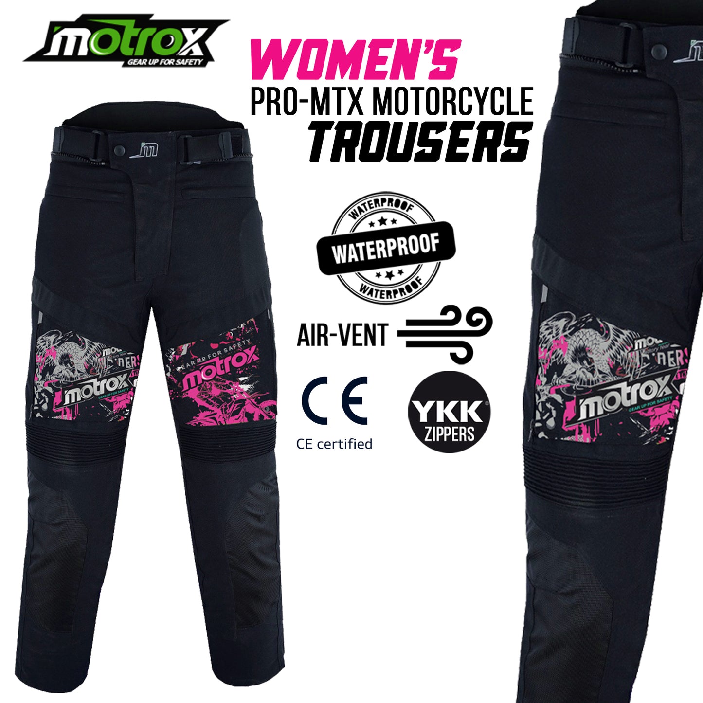 Womens textile motorcycle pants