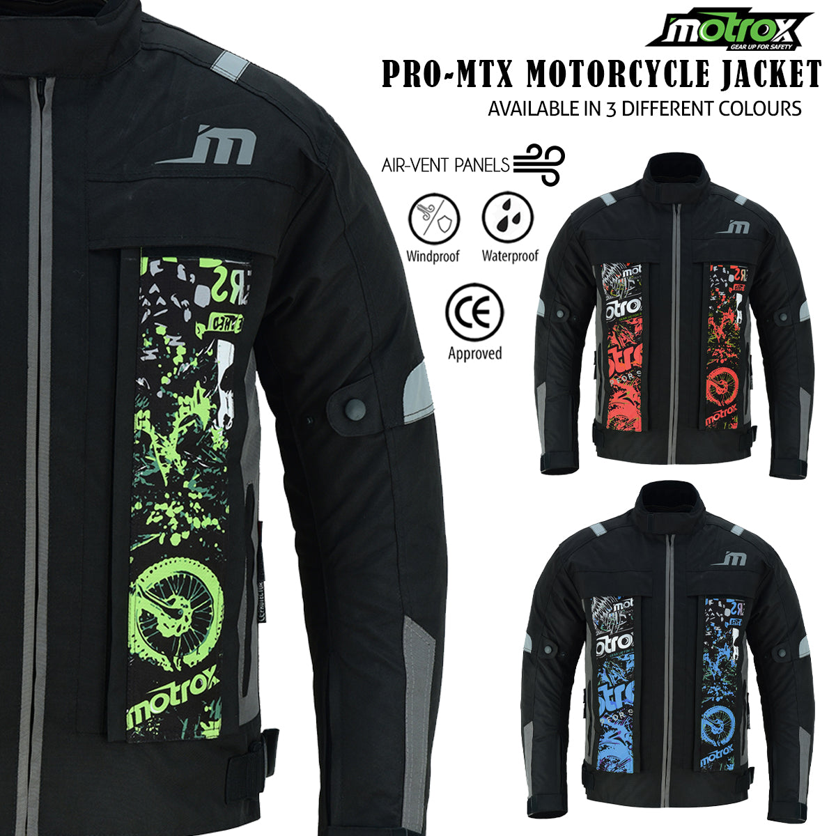 mens textile motorcycle jacket