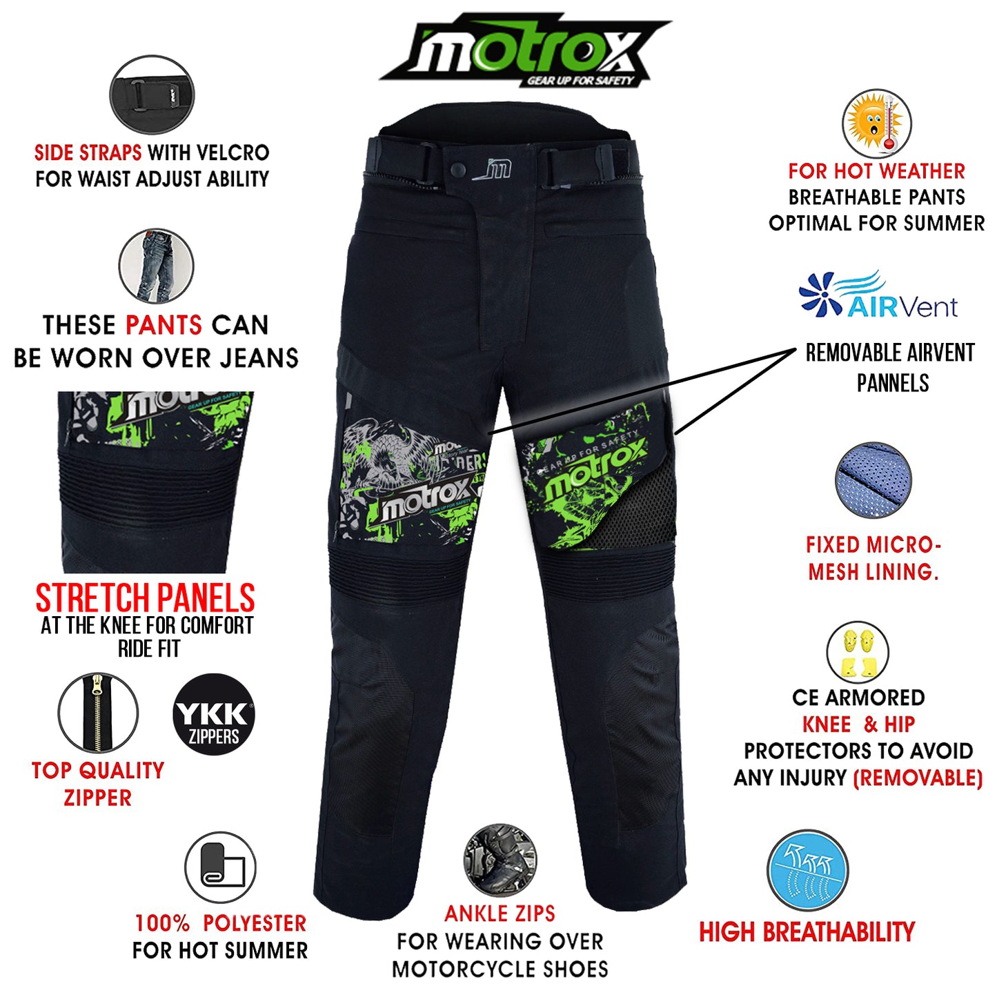 mens textile motorcycle pants