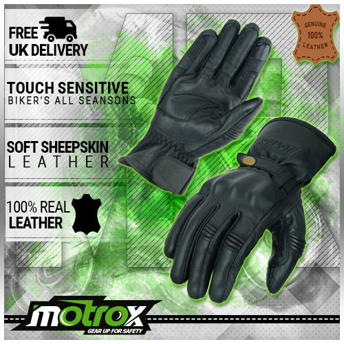 Leather Racing Gloves