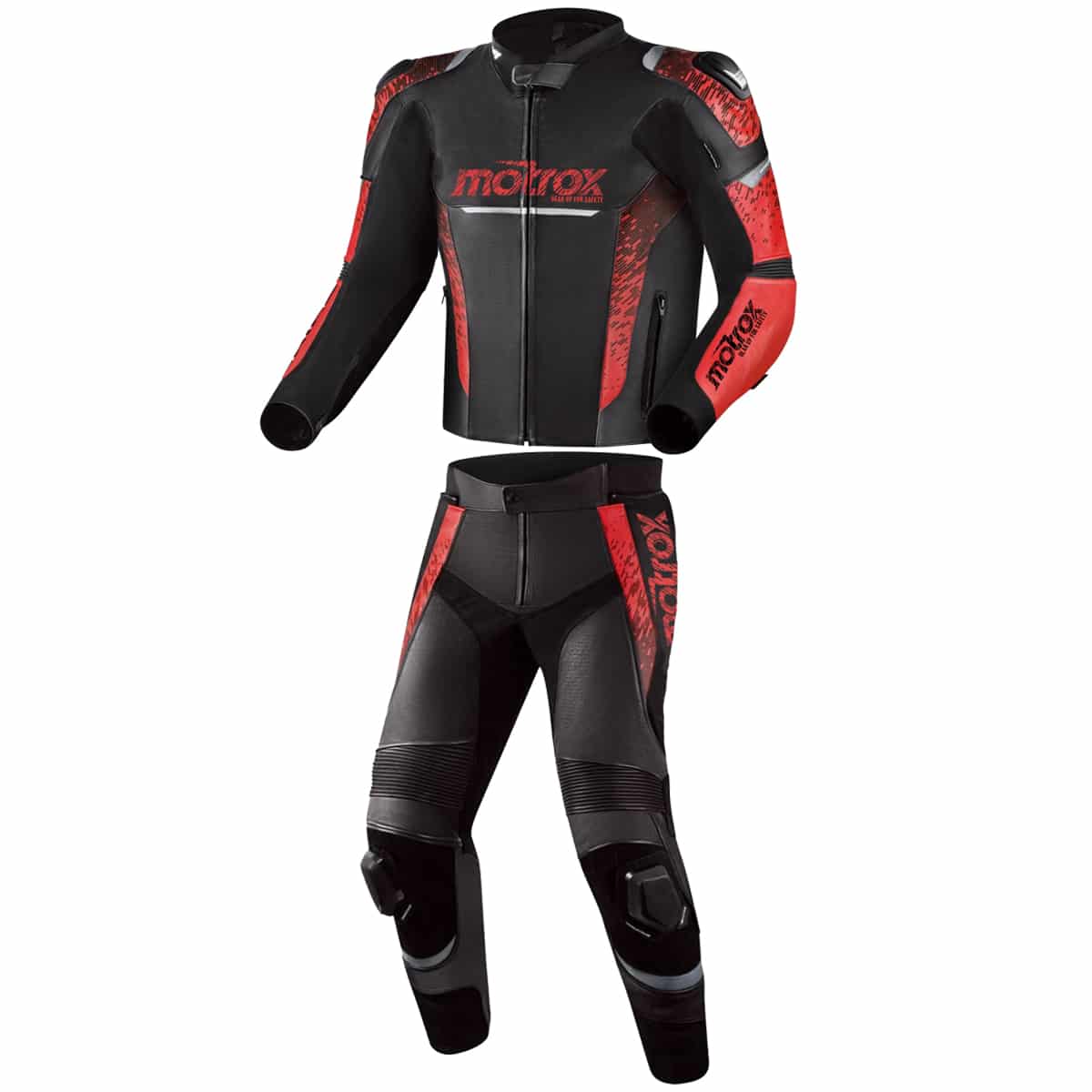 Leather Racing Suit 2 Piece red & black