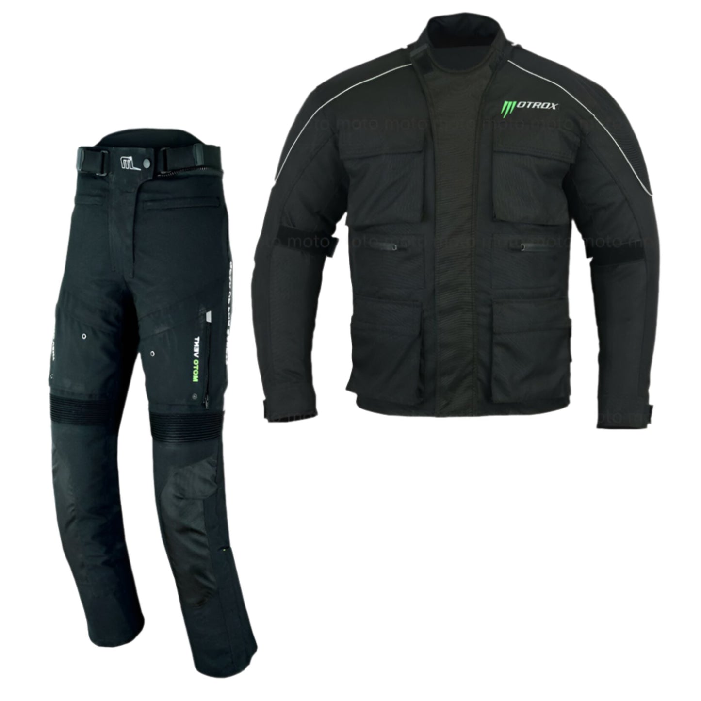 Mens Motorcycle Touring Suit Textile Suit Coat Trouser