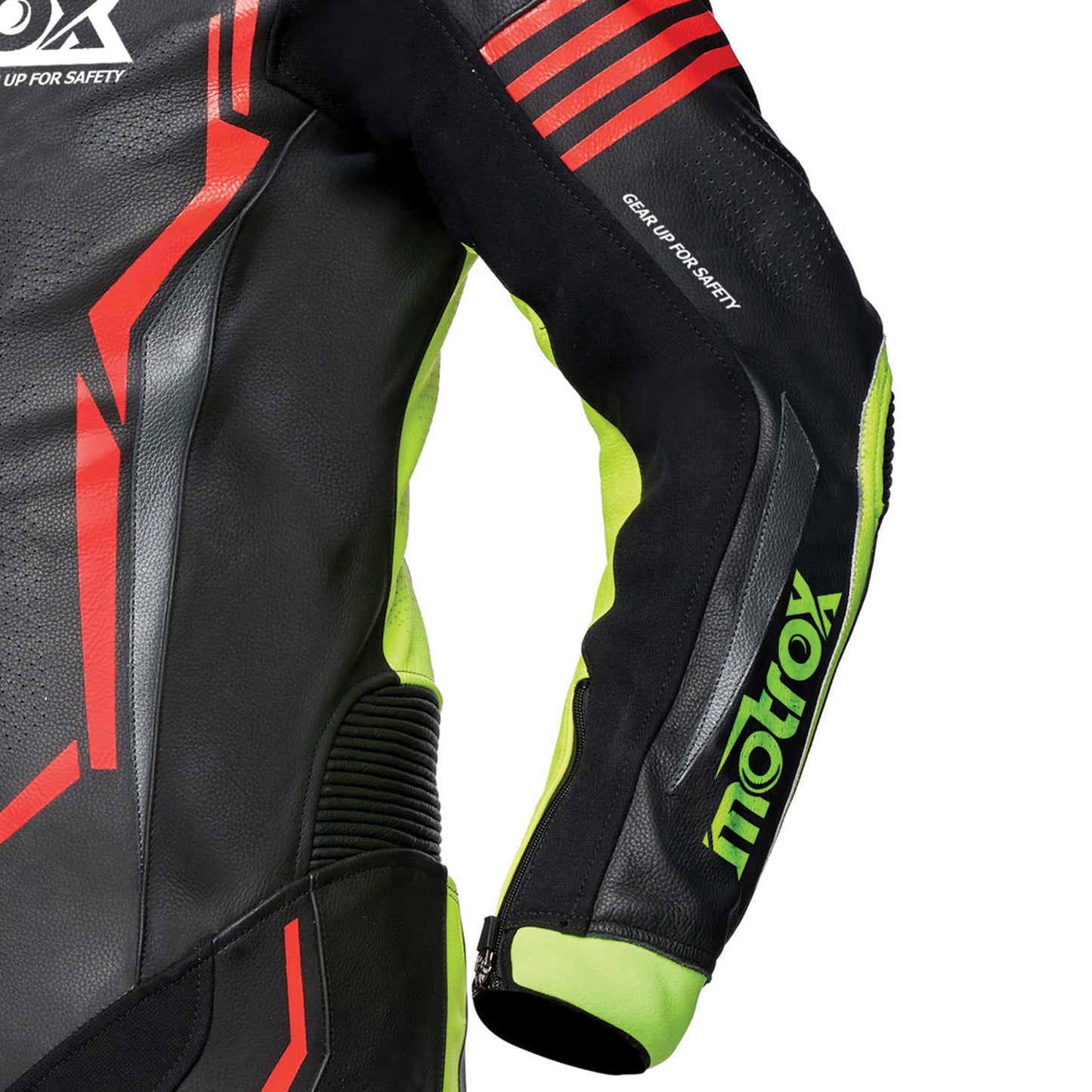 Arm of Motrox_Motorcycle_Estoril_leather_racing_suit