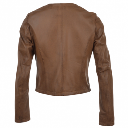 Leather Jacket Women Exclusive Biker Fashion Wear 1