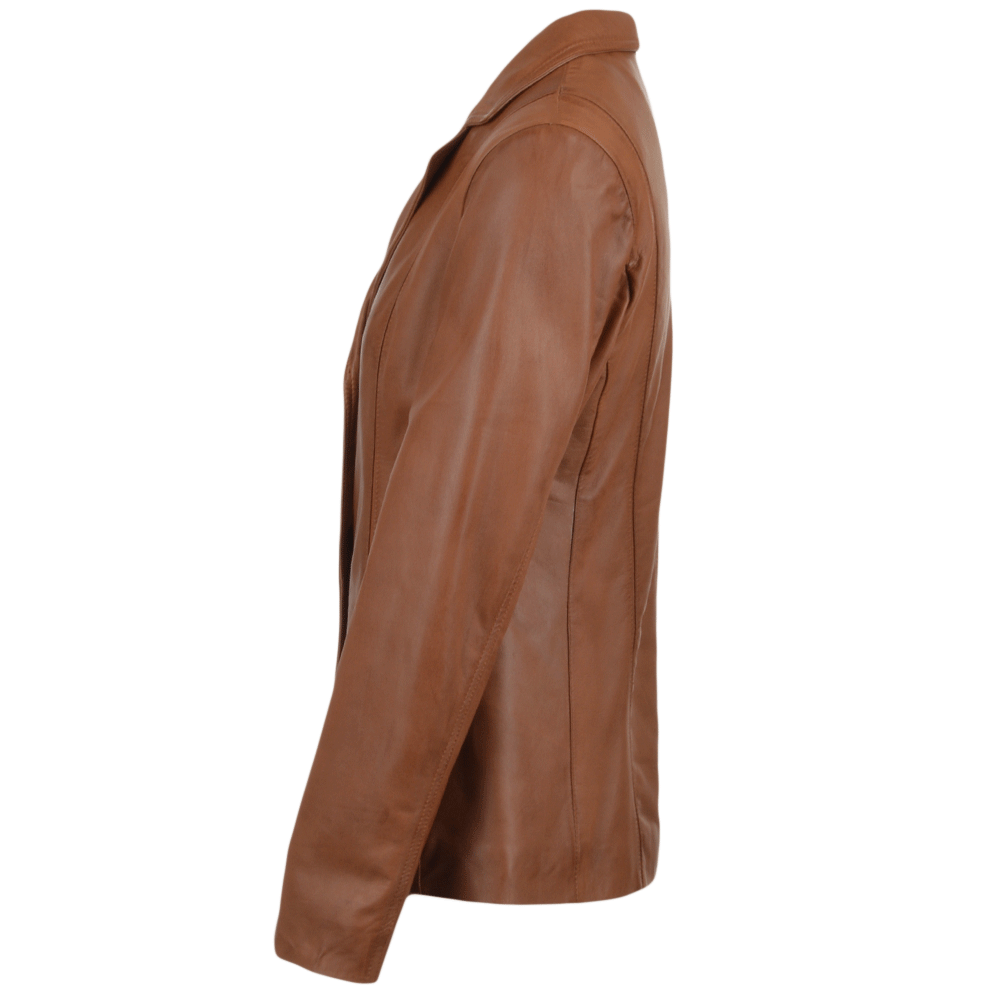 Ladies Leather Coat Wonderful Biker Fashion Wear