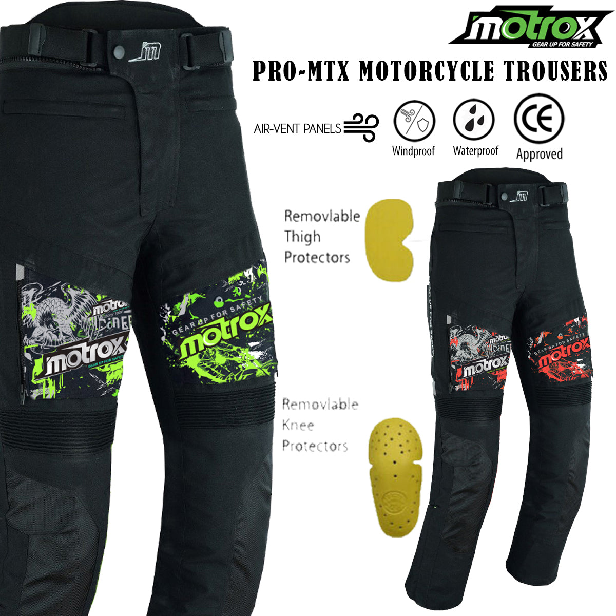 Mens Textile Motorcycle Pants Superior Race Wear