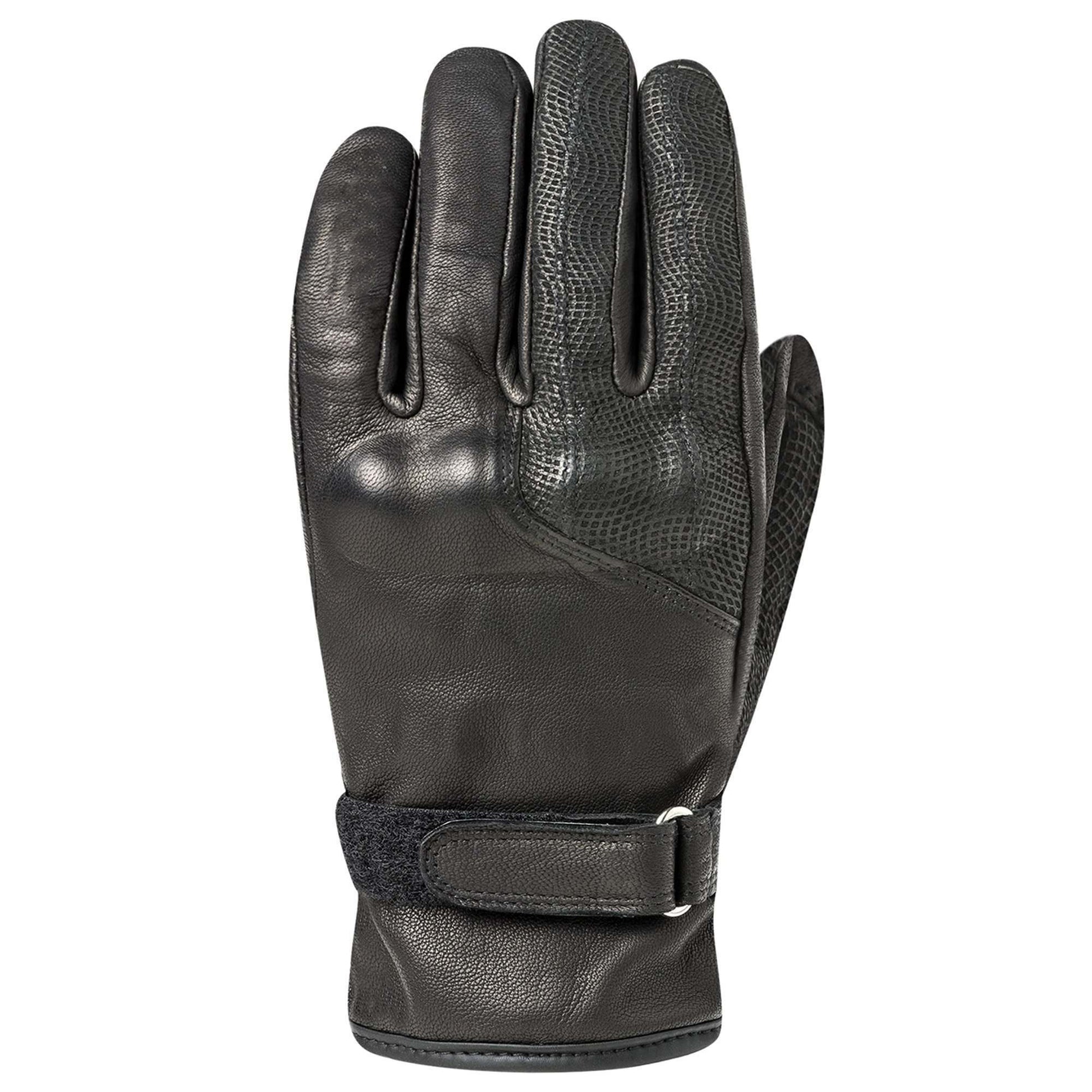 Leather Biker Gloves.