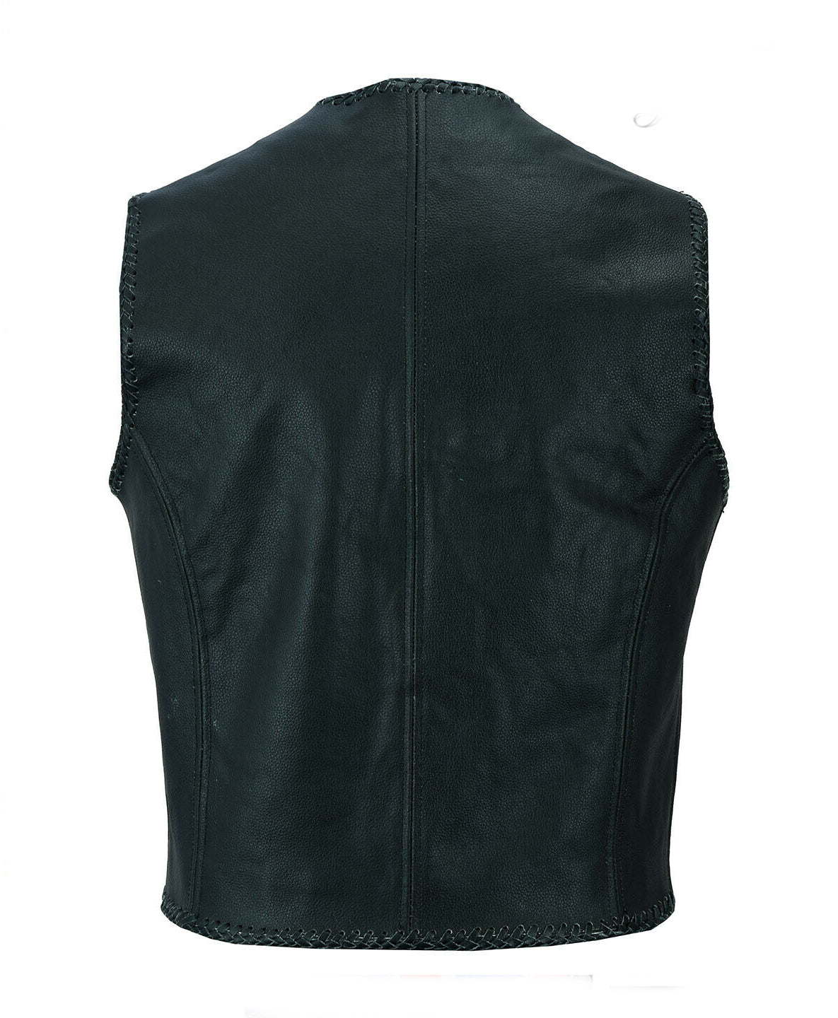 Biker Leather Vest Luxurious Men's Brando Style 2.0