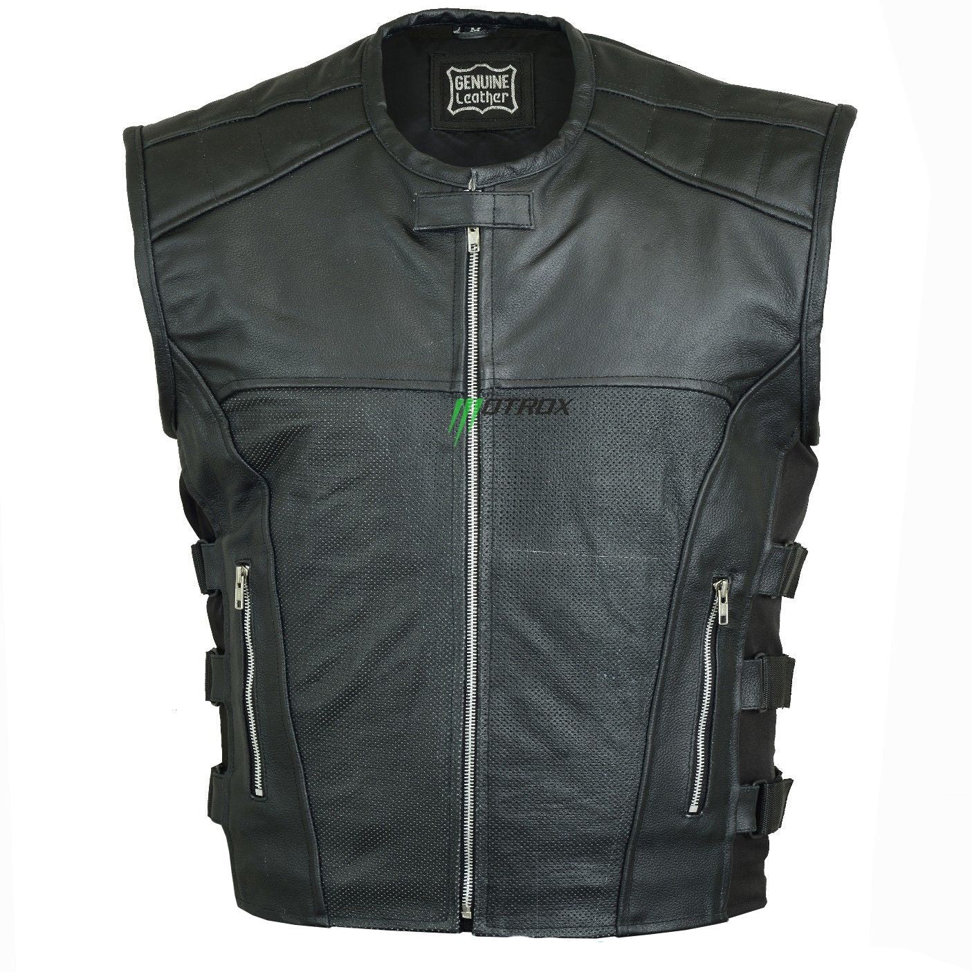 Biker Leather Vest