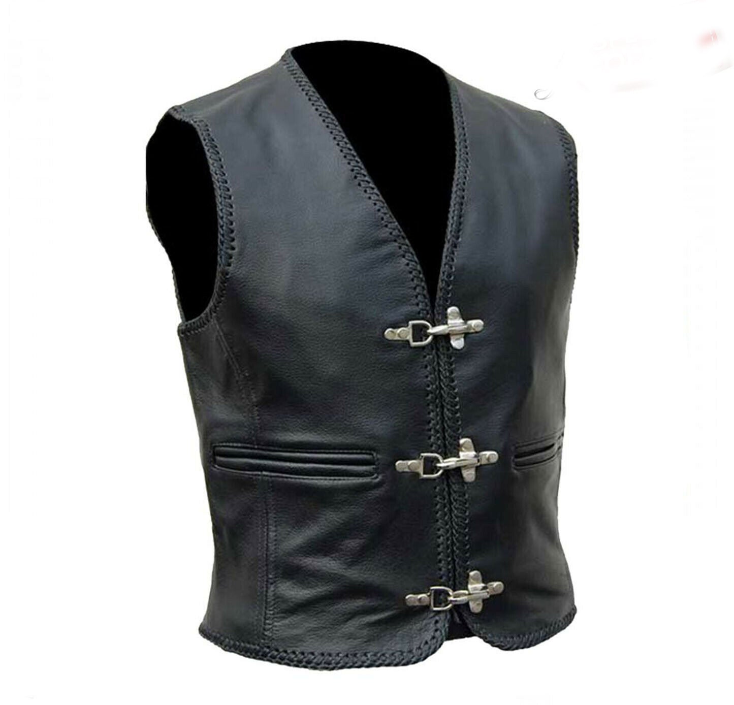 Biker Leather Vest