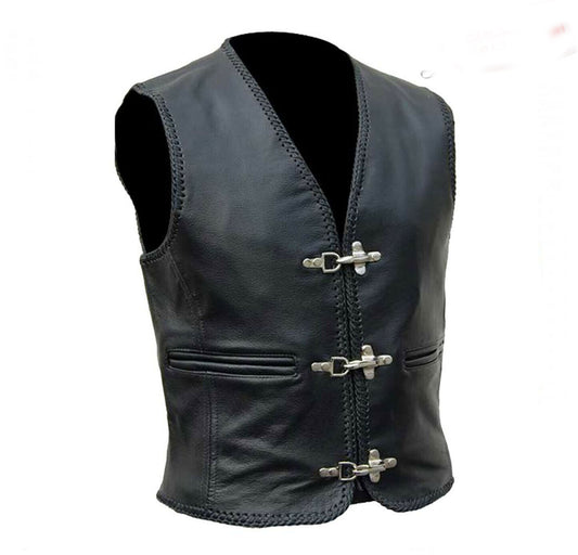 Biker Leather Vest