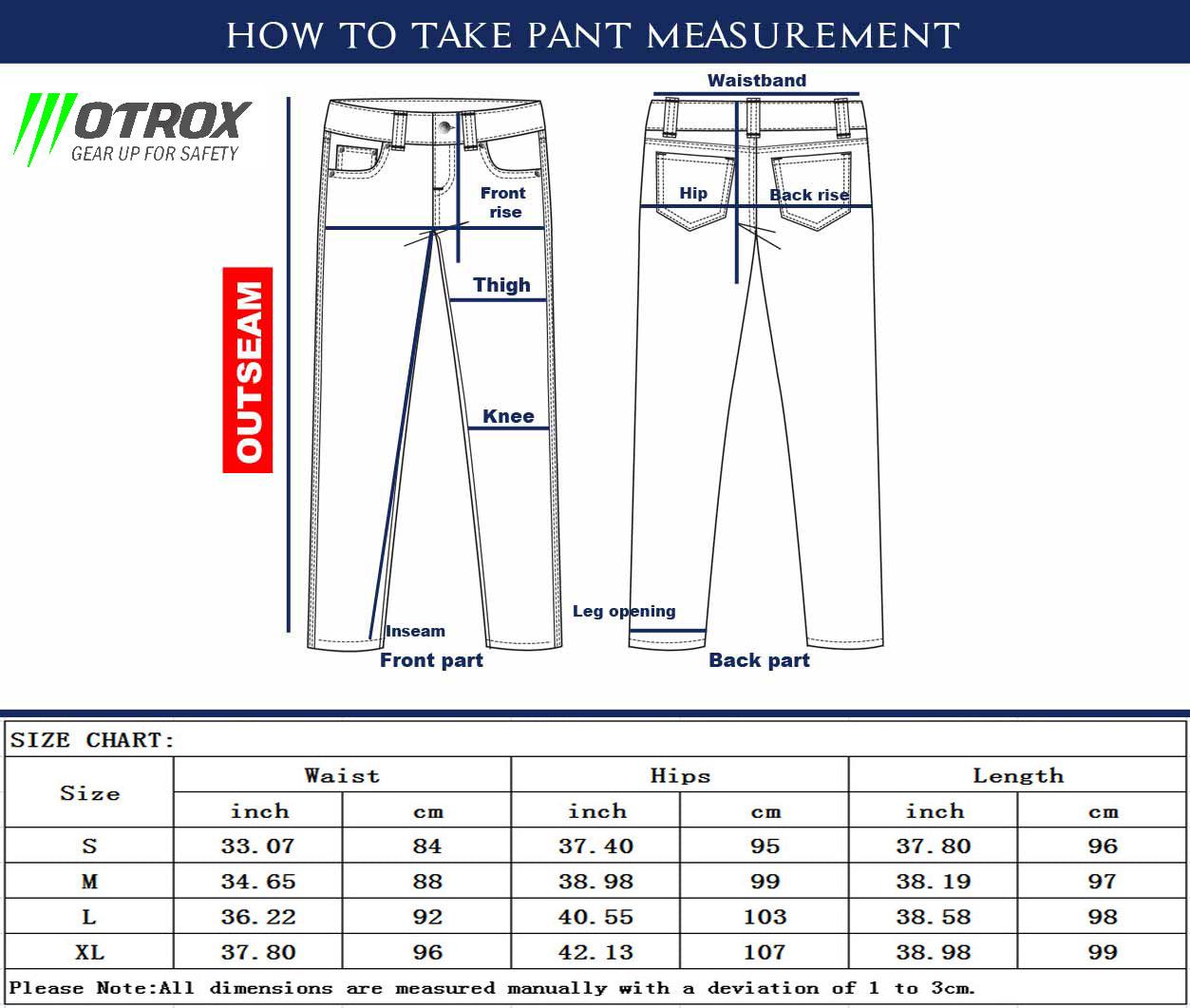 jeans size guide