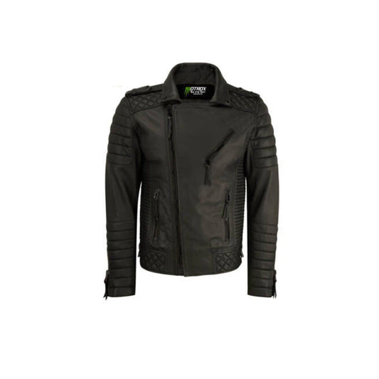 Motorcycle Armoured Leather Jacket Stunning Biker Wear