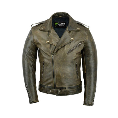 Brando Leather Jacket Vintage Biker Edition