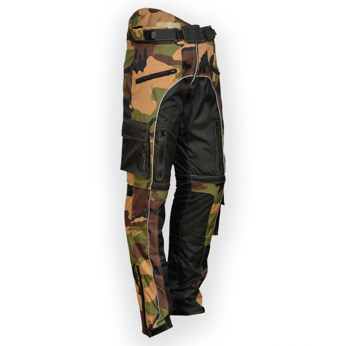 Camo Textile Motorcycle Trousers Convenient Wear