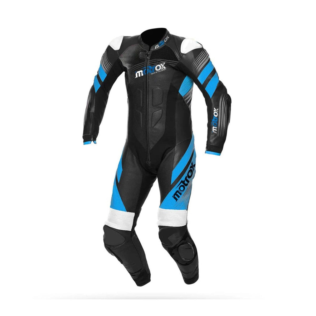Men ESTORIL One Piece Leather Motorcycle Suit