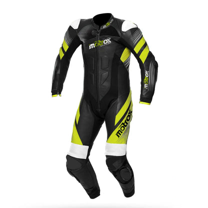 Men ESTORIL One Piece Leather Motorcycle Suit