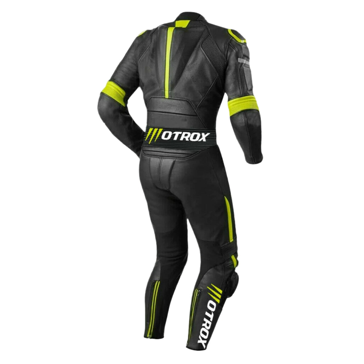 Men One-Piece Leather Motorcycle Suit – Ultimate Racing Performance Wear