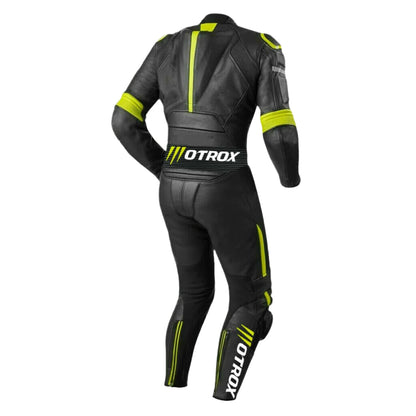 Men One-Piece Leather Motorcycle Suit – Ultimate Racing Performance Wear