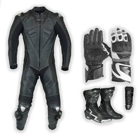 Motorcycle Leather Suit Motrox Leather Racing Suit / Full Set