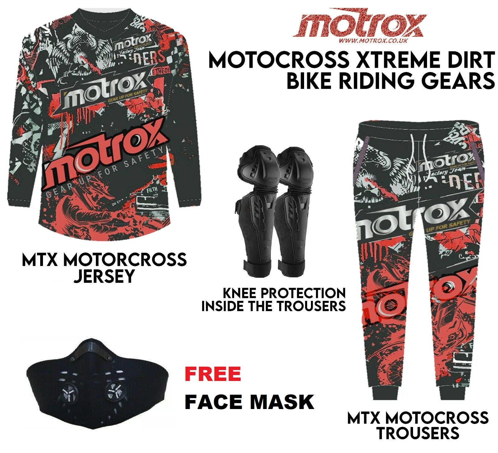 complete motocross kit kids