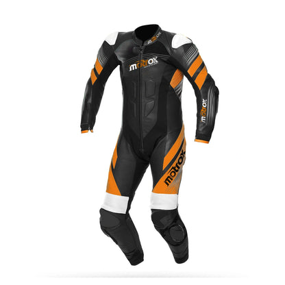 Men ESTORIL One Piece Leather Motorcycle Suit