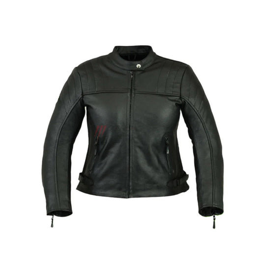 Women Leather Jacket inspiring Color by Motrox