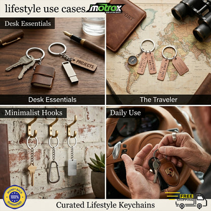 4 Pack Keychain Rings – 1 Inch (25mm) Split Key Ring with Chain, Metal Keychain Hardware for DIY Crafts