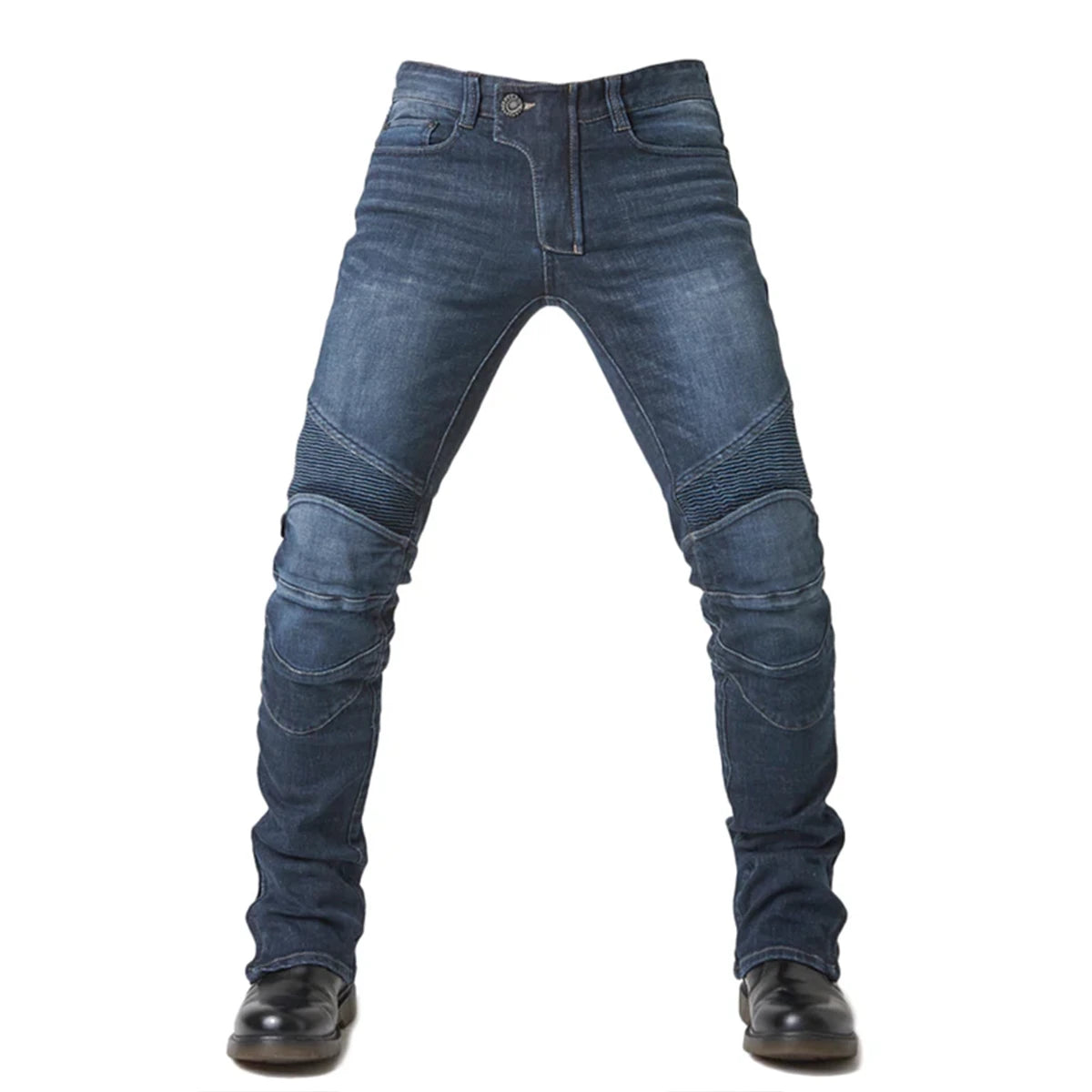 Men Motorcycle Jeans Biker Armour Jeans- MJ-1 Faded Blue