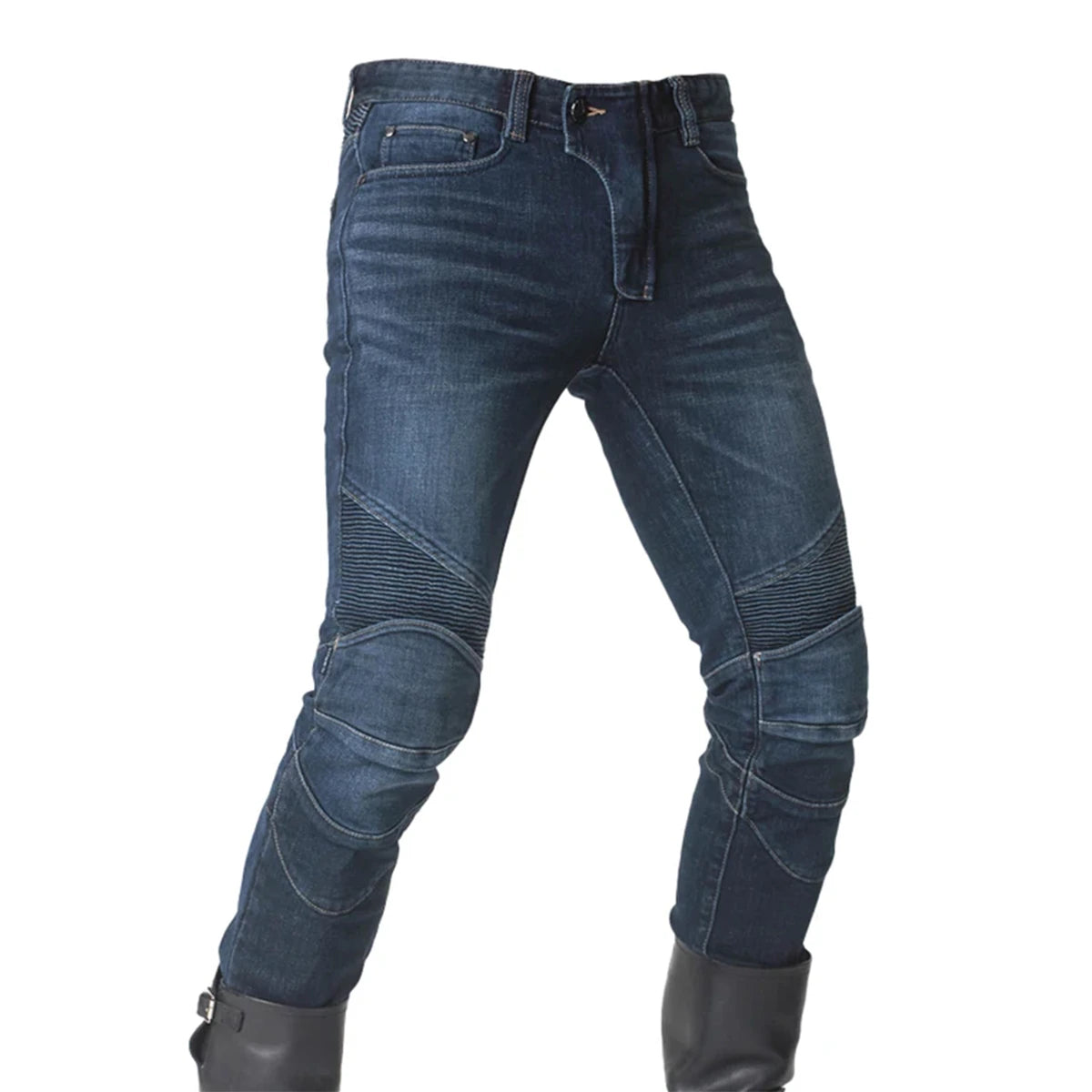 Men Motorcycle Jeans Biker Armour Jeans- MJ-1 Faded Blue