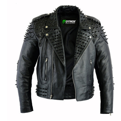 Motorcycle Leather Jacket Impressive Stud style 1.0