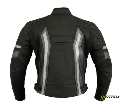 Men Leather Jacket impressive Heroic style M0trox